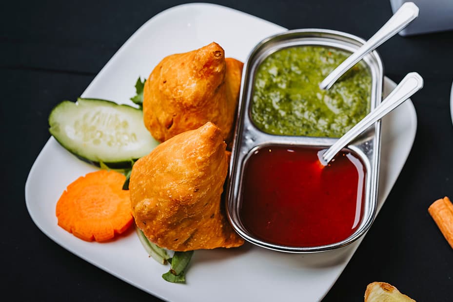 Free Samosa on order of $50+