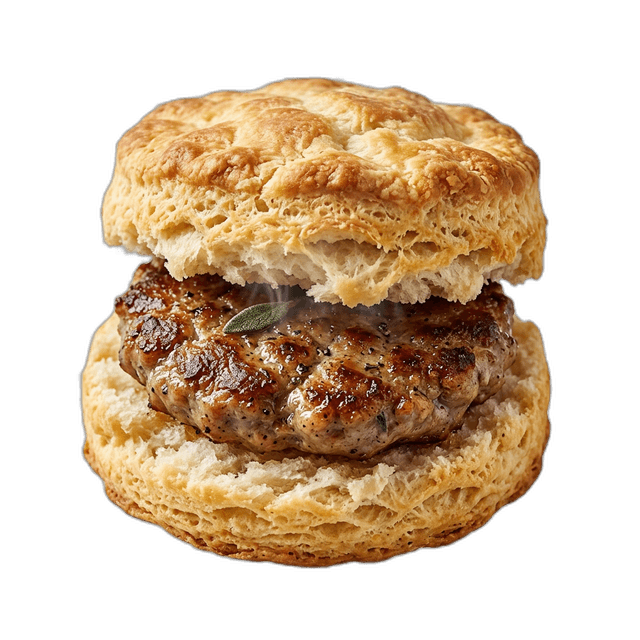 Biscuit with Sausage