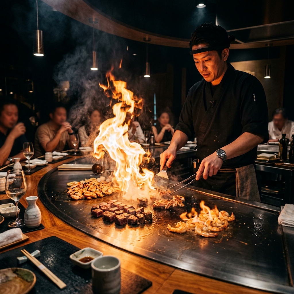 The Art of Teppanyaki: From Japan to Texas